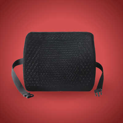 Product Ergonomisches Rückenstützkissen displayed on a clean background, showing main features and details, no visible text, neutral and inviting presentation