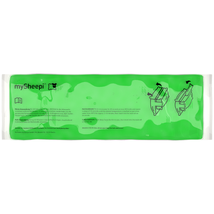 Detailaufnahme des Gel Inletts für Nackenkopfkissen